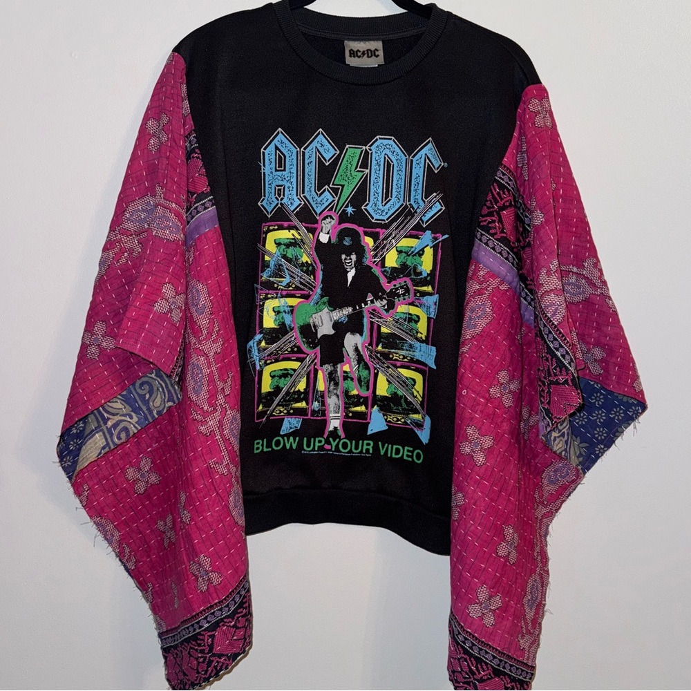 Kantha AC/DC Custom Top SOLD